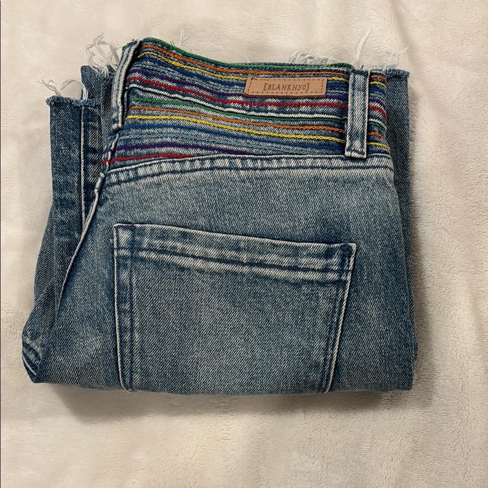 Blank NYC Blue Flare & Wide Leg Jeans